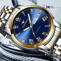 Men's Watch Luxury Brand FNGEEN 4002 Wrist Watches Date Week Display Luminous Quartz Male Clock 2020